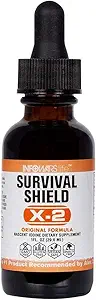 Infowars/Infowars liv - Survival Shield X-2 Nascent Iodin (1 oz) / Laget i USA/Samme Day Ship