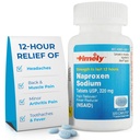 TIME-CAP LABS, INC. Timely Naproxen Natrium 220mg - NSAID Pain Relief for hodepine, tannsmerter, minor arthritis smertelindring, ryggsmerter, feber - varer 12 timer - 300 teller