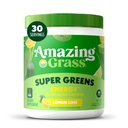 Amazing Grass Greens Blande Energi: Smoothie Mix, Super Greens Powder & Plant Basert Kaffe med Matcha Grønn Te & Beet Root Powder, Lemon Lime, 30 Servering (Packing May Vary)
