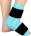 Komfytemp Ankel Fot Ice Pack Wrap for Plantar Facilitis Relief, FSA kvalifisert, Ankler Brace for Sprained Ankel, Heel Spur, Svelting, Akilles Tendonitt, Smerte, Hot Cold Physical Therapy Gaver, 1 stk