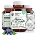 Naturlig Nutra Ultimate Eye Health Supplement - Blåbær ekstrakt blanding for dag og natt visjon støtte, fremmer farge perception & øye klarhet - ikke-GMO, Glutenfri, Vegan - 30 kapsler