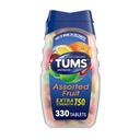 TUMS Chewable Antacide Tabletter for ekstra styrke Heartburn Relief, Flott for en sommer BBQ - sorterte frukt flavors - 330 Count