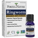 Forces of natur ringorm behandling for mennesker, organisk homøopatisk medisin, 0.37 fl Oz, antifungal multi symptom relief fra kløe, rød & irritert hud assosiert med ringorm, ikke GMO