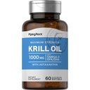 Piping Rock Krill Olje 1000 mg Softgels | 60 greve | med Omega 3, EPA, DHA | Ikke-GMO, Glutenfri