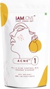 I AM LOVE Acne Negativt Supplement pulver - 180g For menn og kvinner | Redusere overflødig olje, mild til moderat Acne Pimples & åpen porer | Plantebasert hud Supplement med B komplekse vitaminer, sink, kromium