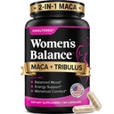 UNALTERED Hormon Balance & Mood støtte for kvinner - støtter naturlig Hormonal Balance & Energi med Tribulus Terrestris & Red Maca Root Extract - Diett Supplement - 90 Vegan Kapsler