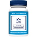 Vitamin Shoppe vitamin K2-100 MCG (60 vegetariske kapsler)