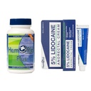 HemRid Plus & Lidocaine Cream Bundle: Omfattende omsorg for hemorroid discomfort, laget i USA