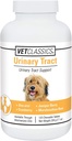 Vet Classics urinveistraktor hund Supplement- urinveistraktor støtte for hunder, kjæledyr inkontinens- tranebær hund kosttilskudd - Chewable tabletter 120 Ct.