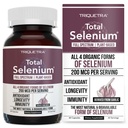 Totalt Selenium - 200 mcg, plantebasert Selenium - Fullspektrum, inneholder 4 essensielle organiske former av Selenium inkludert Selenometionin - Avledet fra hvitløk - 60 kapsler