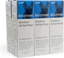 Sentrx - Ocunovis Gel Øyedråper for hunder og katter med tørre øyne, Hydrating Cat og Hunde Eye Dropper med Hyaluronsyre, Non-Blurring og Ikke-Stinging Kunstig Tårer, 5 ml, 6 Pack