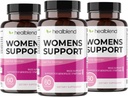 Kvinnestøtte Complex Advanced Formula - Kvinnestøttetilskudd for varme blits, nattesvitser, symptomer på perimenopause og menopause - Hormon Regulation Naturlig - 180 kapsler (3 pakke)