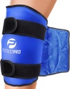 Fittest Pro Knee Ice Pack Wrap for smertelindring, Reusable varme og kalde terapi Wrap for hevelse, gjenoppretting og terapi for ledgikt, meniscus Tear og ACL