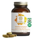 PURE SYNERGY Choline Complex | Vegansk Choline Supplement laget med organiske hele matvarer | Ikke-GMO Biotilgjengelig kompleks | for graviditet, hjerne og lever helse (60 tabletter)