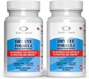 EyeScience - Dry Eye Formula - 90 Softgels - For Relief, Omega-3, Vitaminer E, C & B6, Magnesium - Tear produksjon og varighet komfort - 2 Pakke