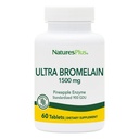 NaturesPlus Ultra Bromelain - 60 tabletter - 1500 mg Pineapple Bromelain - gir felles støtte og fremmer digestiv helse - 60 serveringer