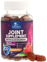 Joint Support Gummies Glukosamin Plus Vitamin E - Naturens felles støtte Supplement for anledninger Discomfort for rygg, Knøye og hender - Cartilage & Joint Health & Flexibility Support - 60 Gummies