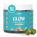 Akasha Superfoods Hav Moss Glow Gummies, Hår, Hud og negler Vitaminer med Seamoss, Perlepulver, vitamin E, Aloe Vera, Liposomal Vitamin C, og Irsk hav Moss, Gummies for kvinner og menn, 60 greve