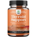 Herbal Thyroid Support Complex - Potent Kelp Iodin Supplement med L Tyrosin, Bladderwrack, Selen & Pure Ashwagandha for hormonbalanse - Mood & Energi Dietary Pills - 60 Count