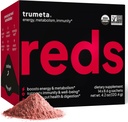 Superfood Reds pulver pakker - for immunstøtte og minne I Reds Superfood pulver Antioksidanter Polyfenoler Blande med organisk Acai Berry, Goji Berry, Pomegranate - 14 Sachets