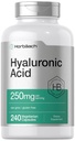 Horbäach Hyaluronsyrekapsler | 250 mg | 240 greve | Non-GMO og glutenfri kosttilskudd