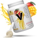 Vitargo Carbohydrate pulver | Feed Muscle Glycogen 2X raskere | 4,4 LB Mango pre trening og post trening gjenoppretting pulver | karbo supplement for gjenoppretting, utholdenhet, få muskelmasse
