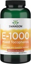 Swanson Vitamin E Blandet Tocopherols 1000 Iu (671,1 Milligram) 250 Sgels