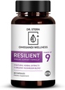 BIO-Essentials, Resilient - Natural Immune System Support - Dr. Formulert til å forbedre dine forsvar - W/Organic Mushroom Blend, Echinacea, Astragalus, Oregano og mer - Vegan - Laget i USA-60 Kapsler