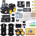 ELEGOO UNO R3 Smart Robot Bilsett V4 for Arduino Robotics for barn Alder 8-12 12-16 STEM Science Kits Koding Gaver for 8 9 10 11 12 12 13 14 15 16 År Gamle Jenter Cool Engineering Byggeleker