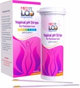 Vaginal ph Test Strips for kvinner (50 cnt). BV bakteriel Vaginose og Yeast Infection Test Strips. Feminin pH-test for Vaginal helse, surhet og alkalinitet. Strips i Sead Pouches