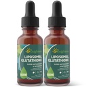 Liposomal glutation, superior absorpsjon, flytende glutation Supplement, kraftig antioksidant, levertetox, immunforsterker, soya-fri, ikke-GMO, vegan & glutenfri, 4 fl.oz,1500 mg