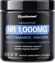 Liposomal NR (Nicotinamid Riboside) med Trans-Resveratrol, Vitamin C & Quercetin - støtter cellulær velvære og sunn aldring -150 kapsler-laget i USA