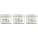 Swanson Vitamin K Cream med Menaquinone-7 - Øyekrem for å hjelpe minimere utseendet på mørke sirkler under øynene - Topisk krem for å hjelpe nourish og lyse huden - (2 fl Oz) (3 pakke)