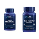 Livsforlengelse Advanced Milk Thistle 120 Softgels og to-per-dag høy styrke Multi-Vitamin & Mineral 120 tabletter