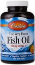 Carlson Den svært fineste fiskeolje orange 120 + 30 mygggels, 700 mg (kan Chewed)
