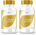 (2 Pack) Vision Premium, Premium Eye Support Supplement, Vision Premium for å forbedre konsentrasjon og fokus, Vision Premium alle naturlige piller for sunne øyne, VisionPremium anmeldelser (120 kapsler)