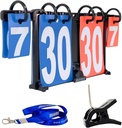 Bærbar Scoreboard – bærelig tilknyttet bordplate Score Keeper for Volleyball, Strand volleyball, Cornhole, Tennis, Ping Pong, Bordtennis, Billiards