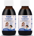 Tummy Calm Dr. Barns Gass Relief & Upset Magestøtte, Alternative Gassdråper for nyfødte og barn, Sikker og gentle Oral løsning, Natural Acceleration Relief, 5 Fl Oz (pakke med 2)
