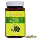 HERBAL HILLS Neem kapsler 120 Vegie kapsler Neem Leaf Azadirachta Indica 700 mg pulver og ekstrakt blanding i en kapsel
