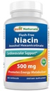 Best Naturals Flush-Free Niacin Inositol Hexanicotinate 500 mg 180 kapsler