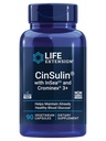 Life Extension CinSulin® med InSea2® og Crominex® 3+, shilajit, amlafrukt, kanel, brunt hav, støtter sunn metabolisme og metthet, glutenfri, ikke-GMO, vegetarisk, 90 kapsler