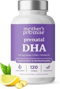 Prenatal DHA for kvinner 600mg + 400 IU vitamin D3 | 120 Softgels | Støtter hjernens helse | Triglycerid Omega 3 Fish Oil DHA Prenatal vitaminer for svangerskap og sykepleier | 300mg per kapsel