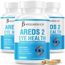JB wellness AREDS 2 Eye Vitamin & Mineral Supplement, inneholder lutein, vitamin C, Zeaxanthin, sink og vitamin forbedre visjon Supplement - 180 Telling