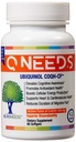 QUEquires® coqh-cf Ubiquinol 100 mg COQ10 klinisk bevist levering for maksimal absorpsjon, forbedret Mitokondriell støtte, Antioksidant for hjertehelse, 60 Count Softgels