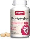 Jarrow Formler Pantethin 450 mg - Avledet av vitamin B5-60 Serveringer (Softgels) - Støtte hjertehelse, karbohydrat og lipidmetabolisme - Coenzym A (CoA) Precursor - Pantotensyre Supplement
