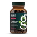 Gaia Herbs Hawthorn Supreme - Hawthorn Berry Supplement - med urter som tradisjonelt brukes til å støtte hjertehelse * - 120 Vegansk flytende pyto-kapsler (60-dagers forsyning)