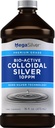 Piping Rock Colloidal sølv flytende  Drop 16 Fl Oz | 10 PPM | Bio-Active Premium Grade Tinktur | Ikke-GMO, Glutenfri Supplement