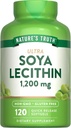 Naturens sannhet Ultra SOYA Lecithin 1200 mg, 120 tall (pakke med 1)