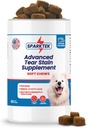 Tear Stain Mykt tygge støtter hunder Eye Care forbedret med lutein Omega-6 Omega-3 Cranberry Extract hjelper Eliminere Tear Stains Lubricates øyne og støtter immunsystem fra Allergier