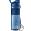 BlenderBottle SportMixer Shaker flaske perfekt for proteinshake og pre trening, 28-Ounce, marine